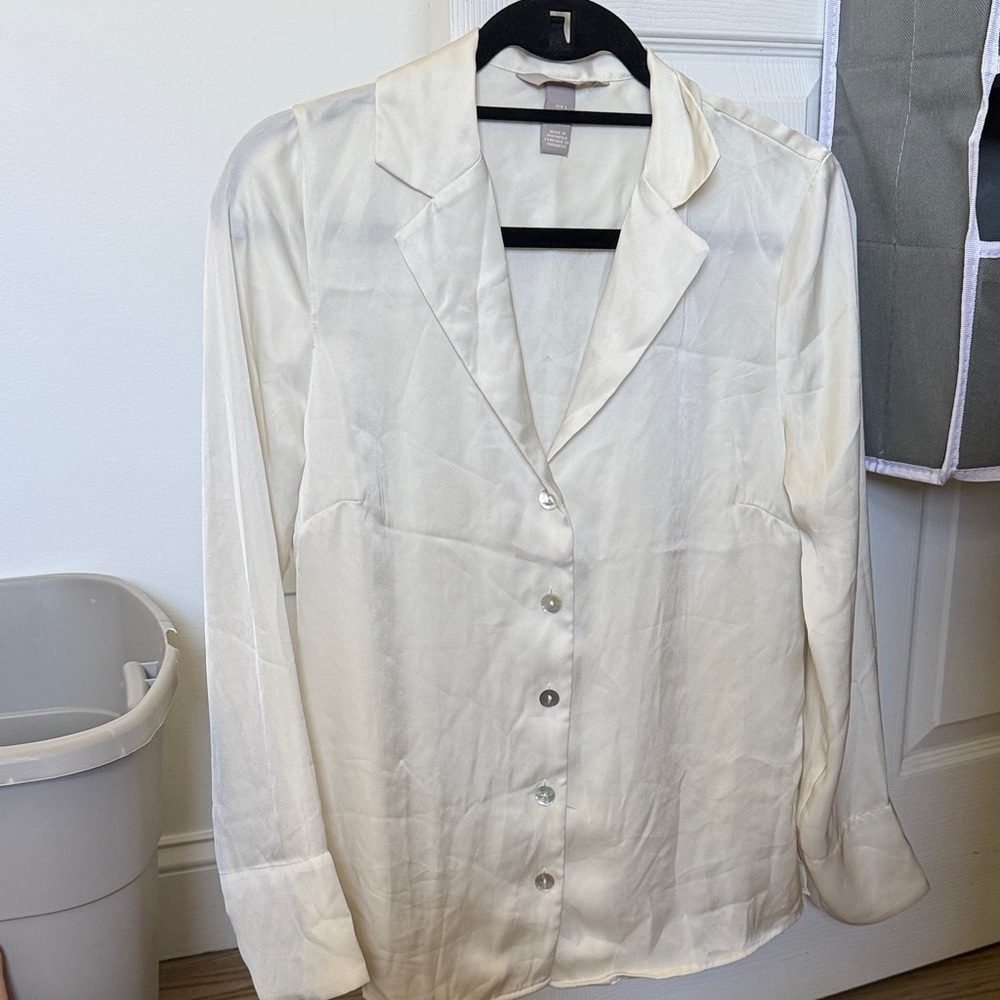 H&M satin blouse